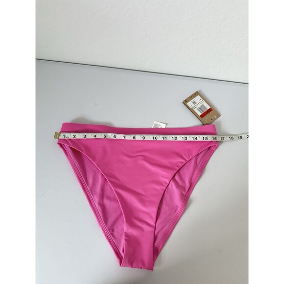 NEW Nike Womens‎ High Waist Bikini Swim Bottoms Pink Size Large Beach Summer - Picture 7 of 10